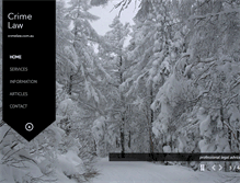 Tablet Screenshot of crimelaw.com.au